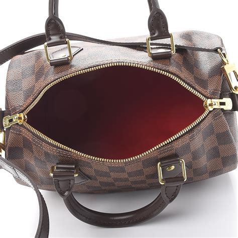 louis vuitton damier ebene speedy bandouliere 25|Louis Vuitton Damier Ebene clutch.